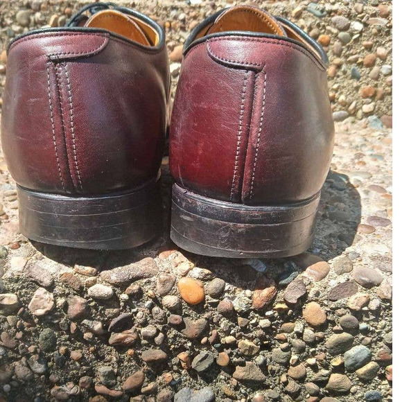 Vintage Johnston & Murphy Aristrocraft  Cap Toe Oxfords -Size 9.5D /Burgundy main image 10